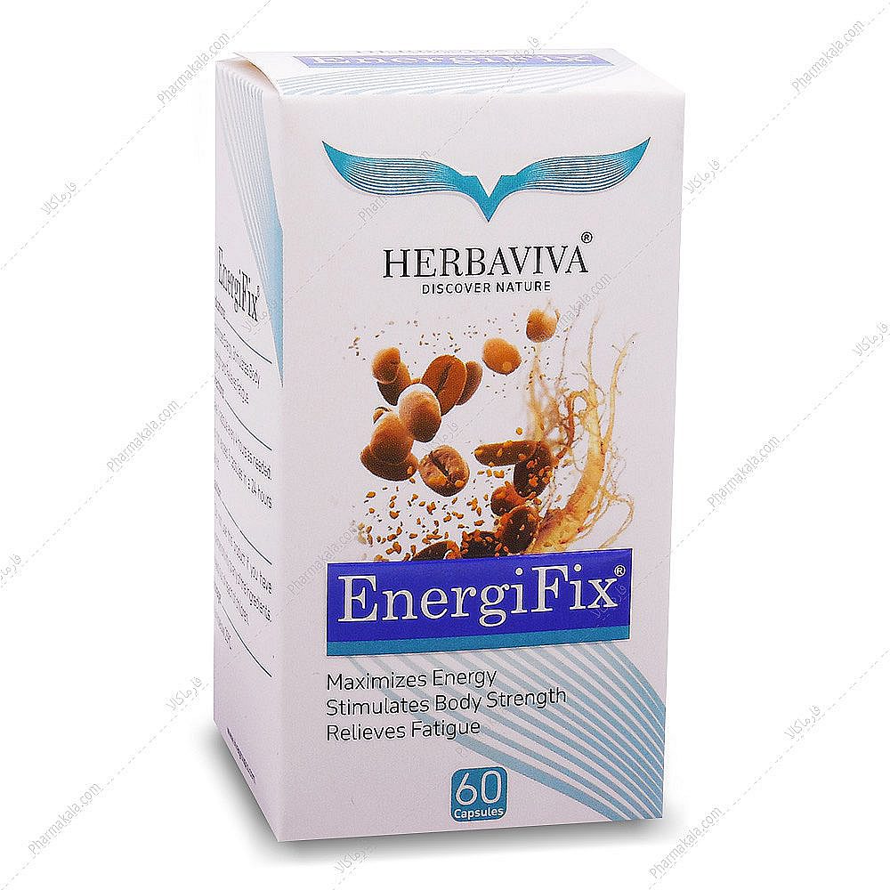 قیمت خرید اینترنتی انرژیفیکس هرباویوا 60 عدد داروخانه آنلاین فارموکسین