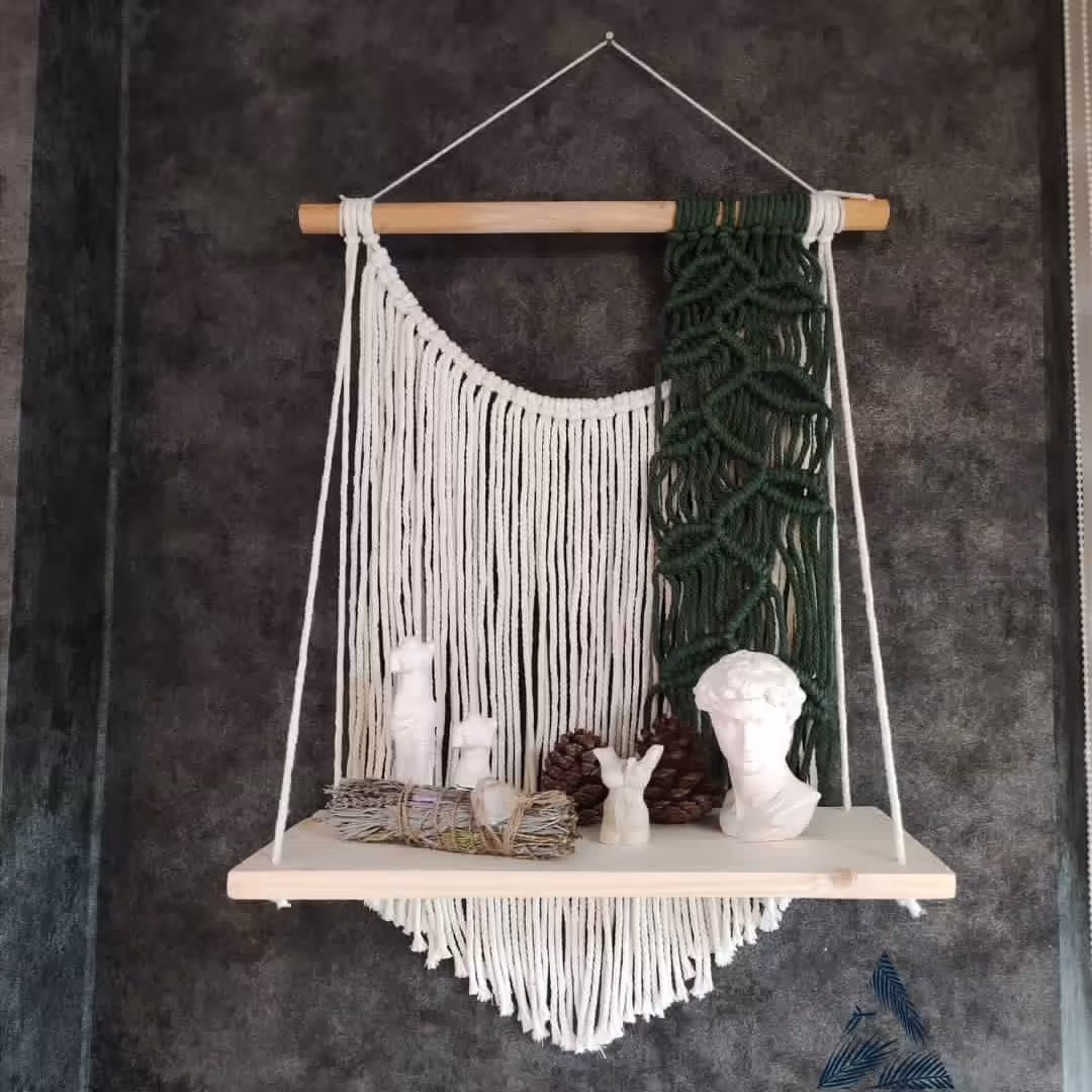 شلف مکرومه طرح مادر