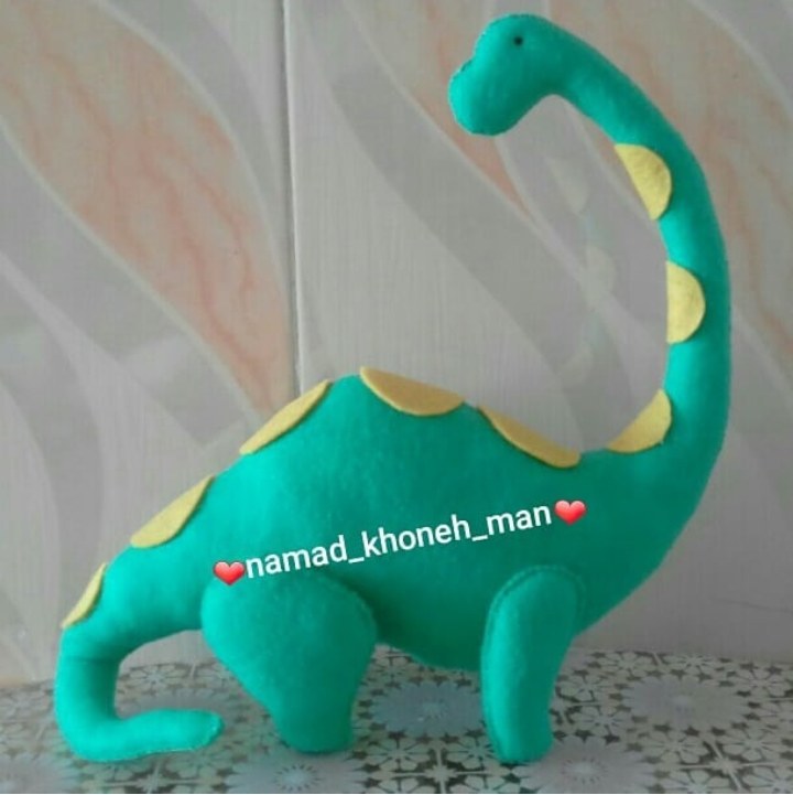عروسک دایناسور نمدی