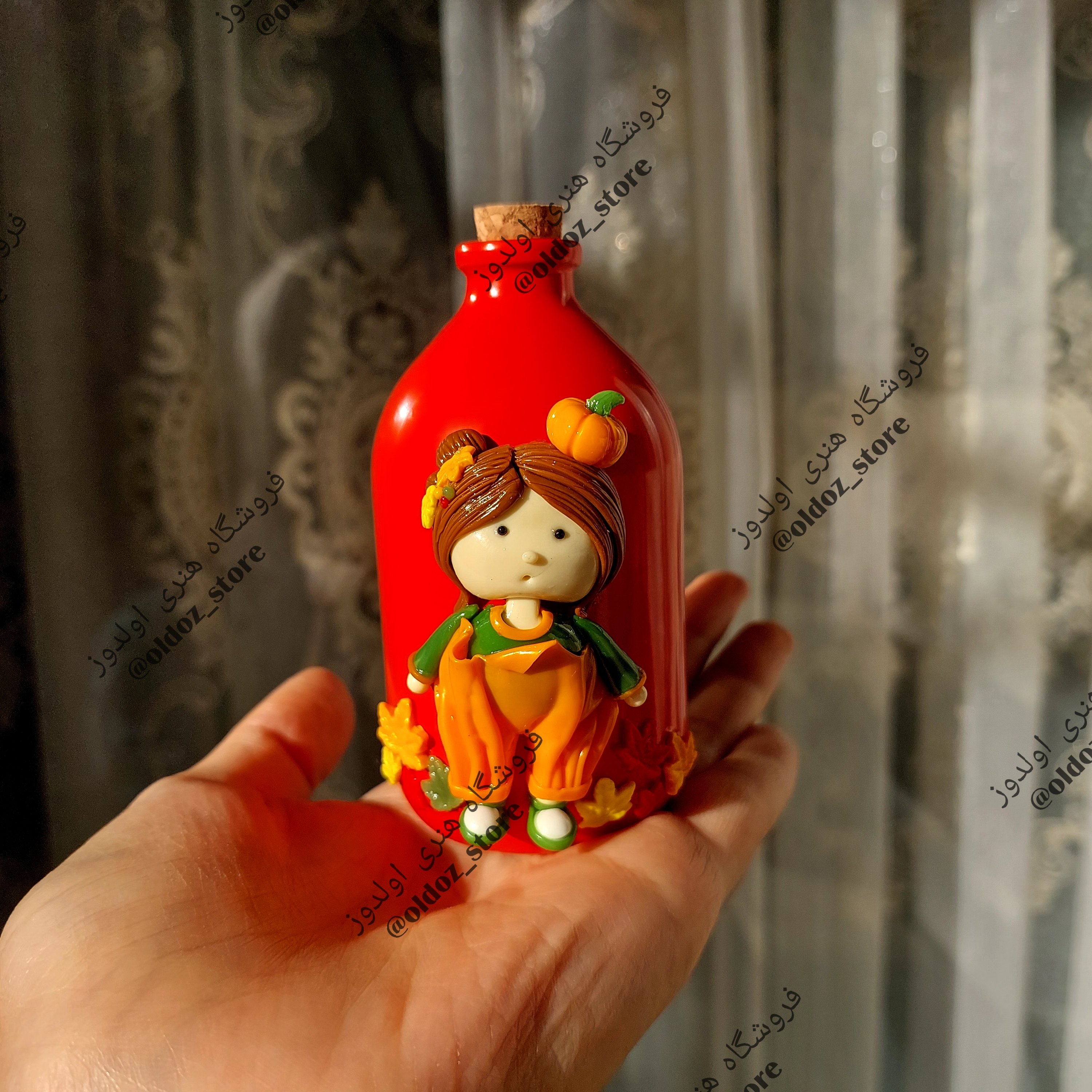 بطری گل،بطری شیشه ای،گلدون فانتزی گلدون شیشه ای،گلدون رنگی ست یلدایی،ست دوستی،هدیه یلدا،گلدون تزئینی،تولد،هدیه یلدایی،