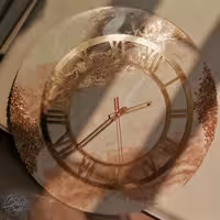 ساعت رزینی مولتی استایل قطر 40 سانتی متری