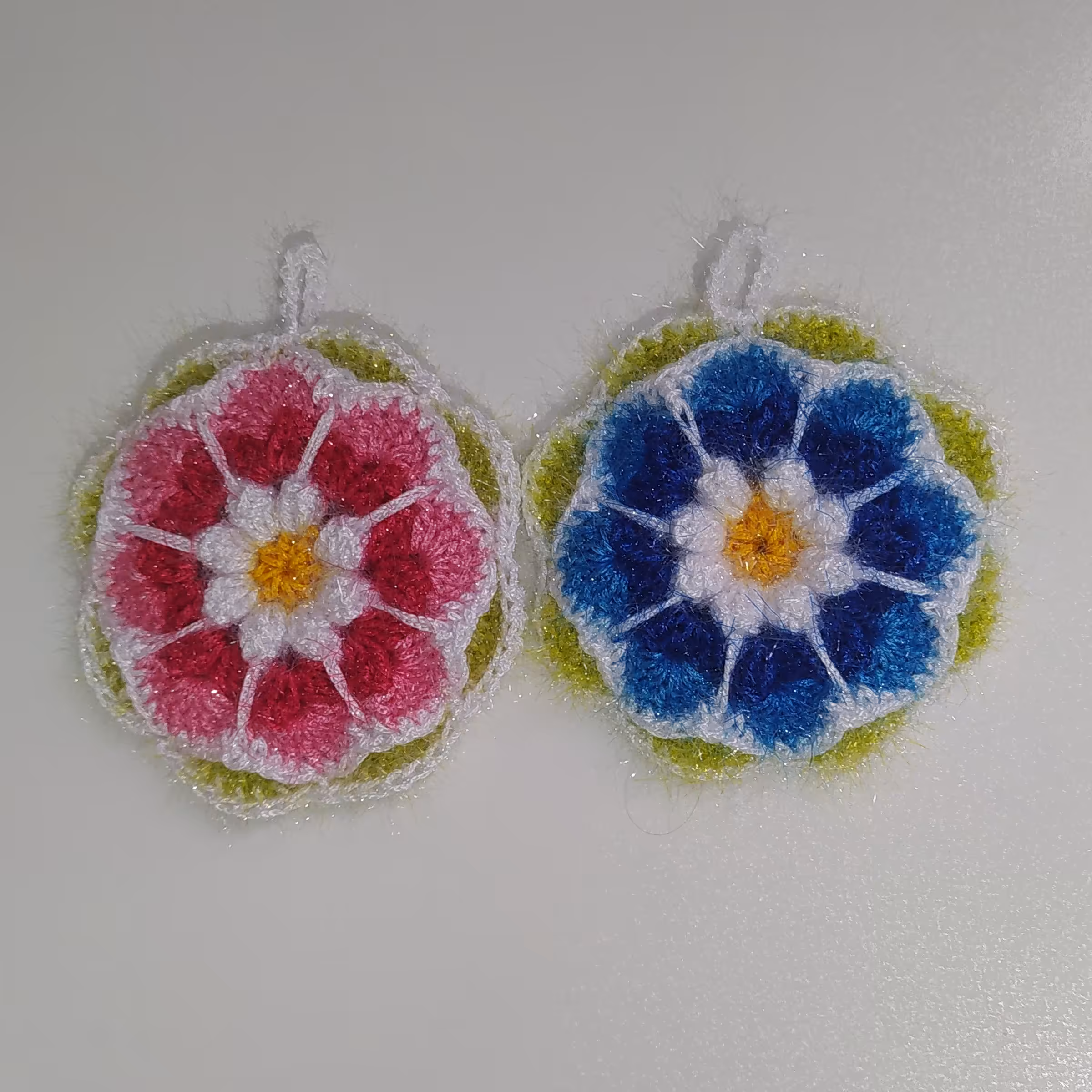 اسکاج ظرفشویی دست بافت فانتزی