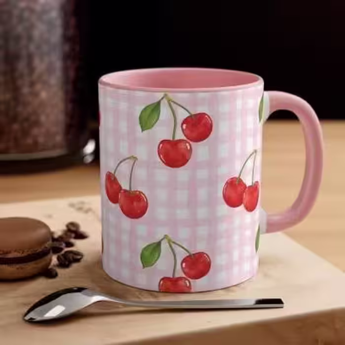 ماگ طرح گیلاس کد3
