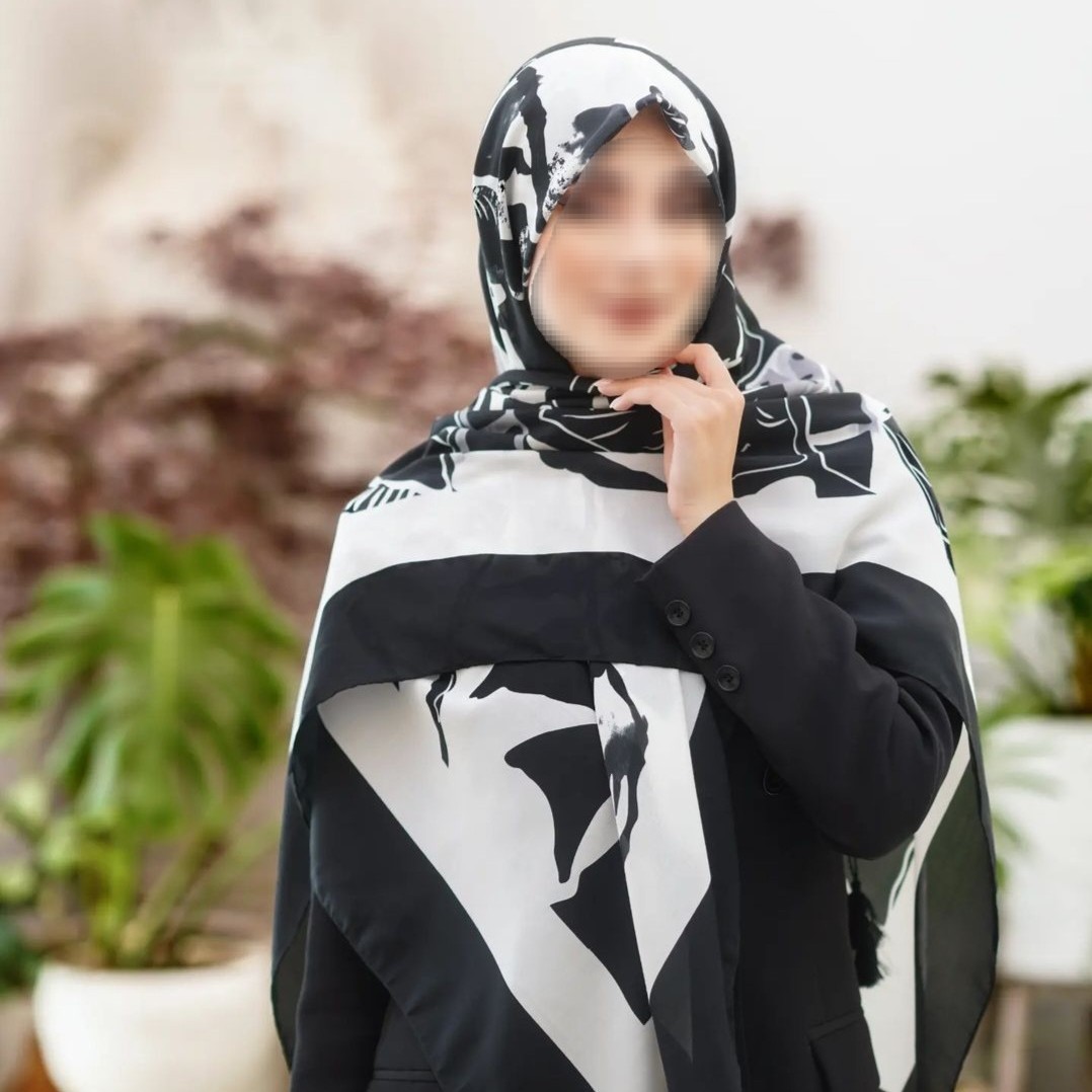 روسری وال نخی