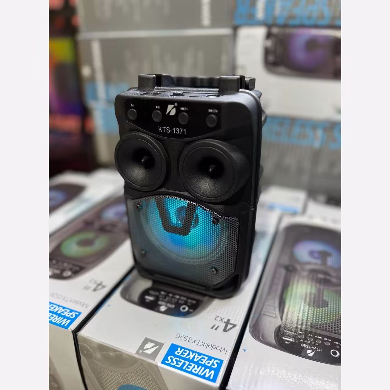 اسپیکر بلوتوثی برندktsرقصنوردارباتری بزرگ لیتیومی درجه1ارسال رایگان اسپیکرشارژی