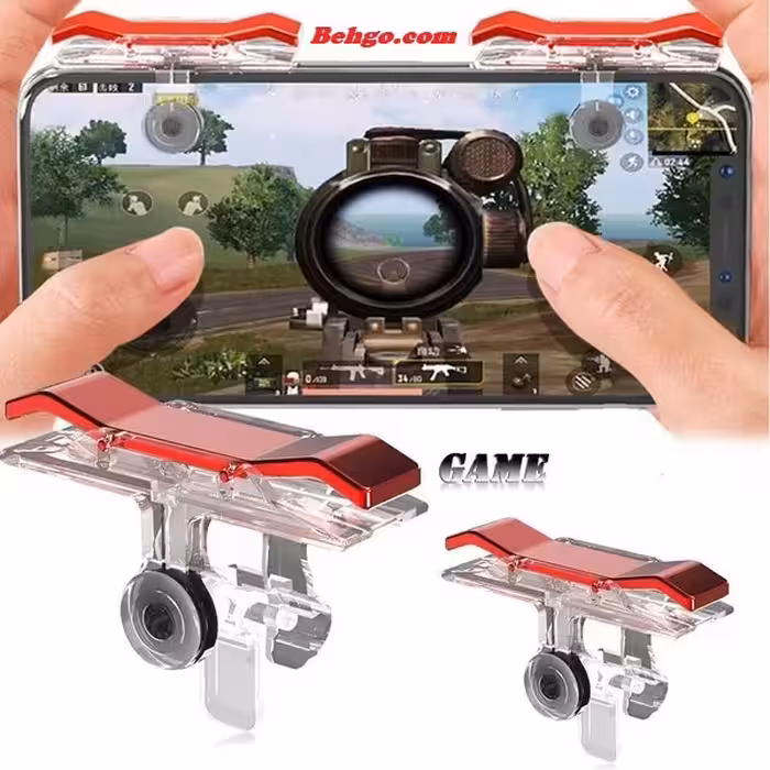 دسته بازی پابجی موبایل مدل E9 دسته بازی Pubg مناسب گیم مخصوص گوشی موبایل و تبلت E9 PUBG Mobile Game Controller