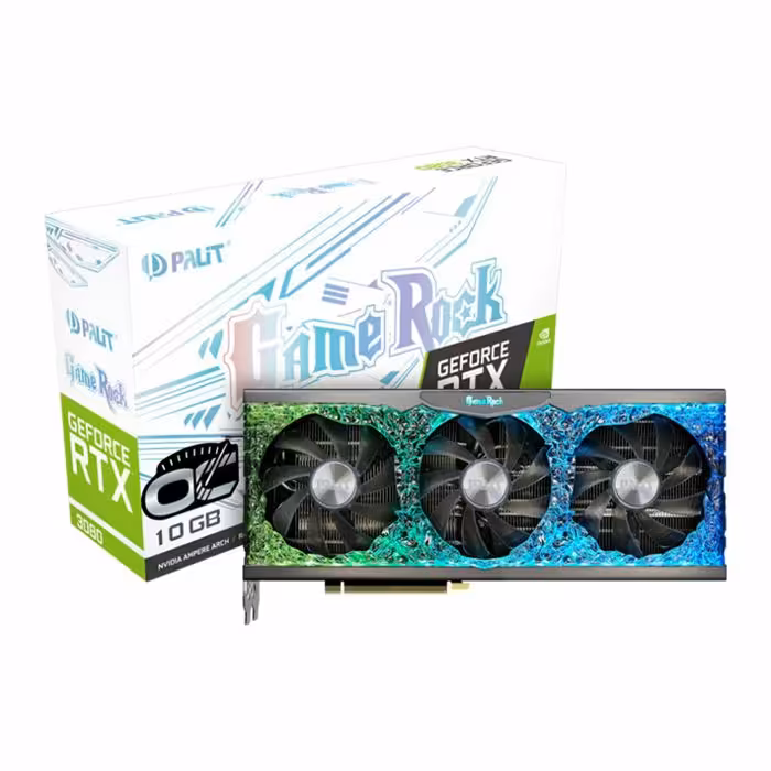کارت گرافیک پلیت GeForce RTX 3080 GameRock OC 10G