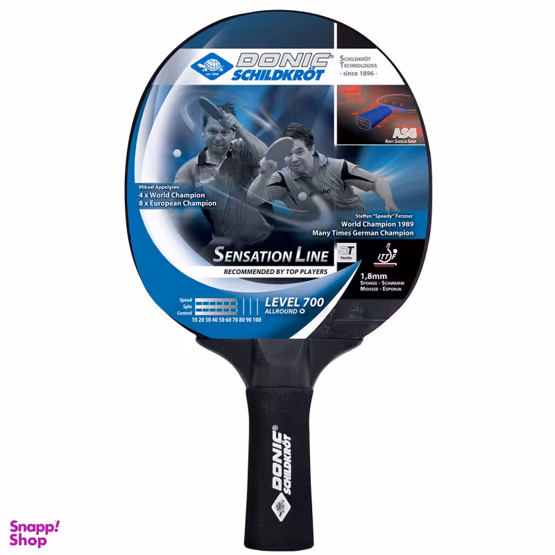 راکت پینگ پنگ دونیک شیلدکروت مدل Sensation Line Level 700