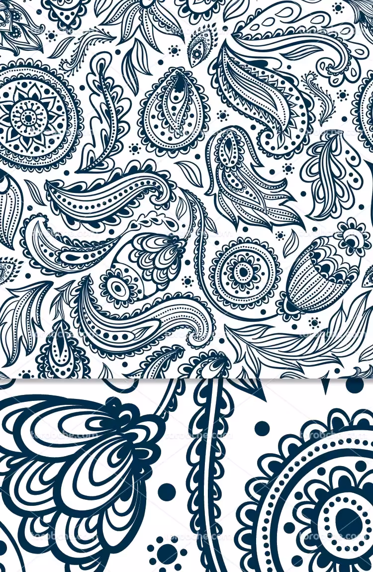 وکتور پترن و پس زمینه سنتی | گرافیک با طعم تربچه