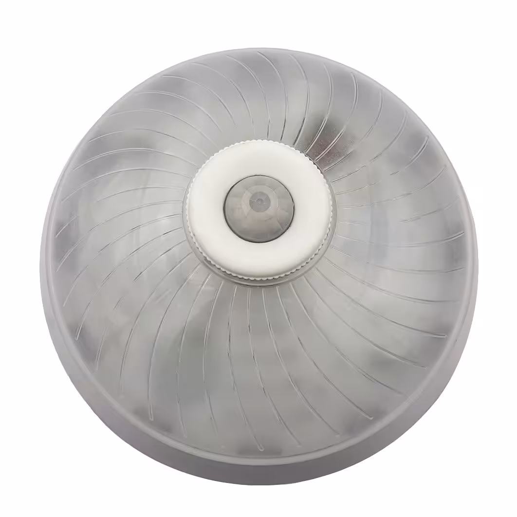 چراغ سقفی پلاستیکی سنسوردار برند دامتک دولامپ با 3 سال ضمانت  کارتن 12 عددی