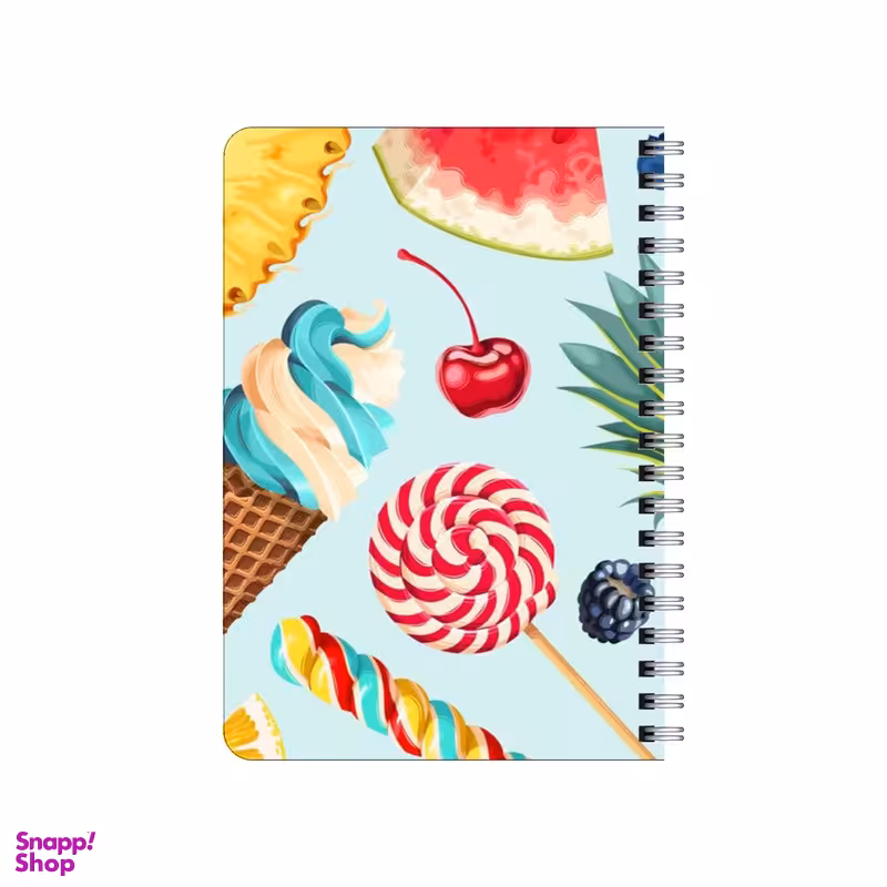 دفترچه یادداشت بامبیلیپ مدل چوبی طرح بک گراند تابستانی کد 0190661