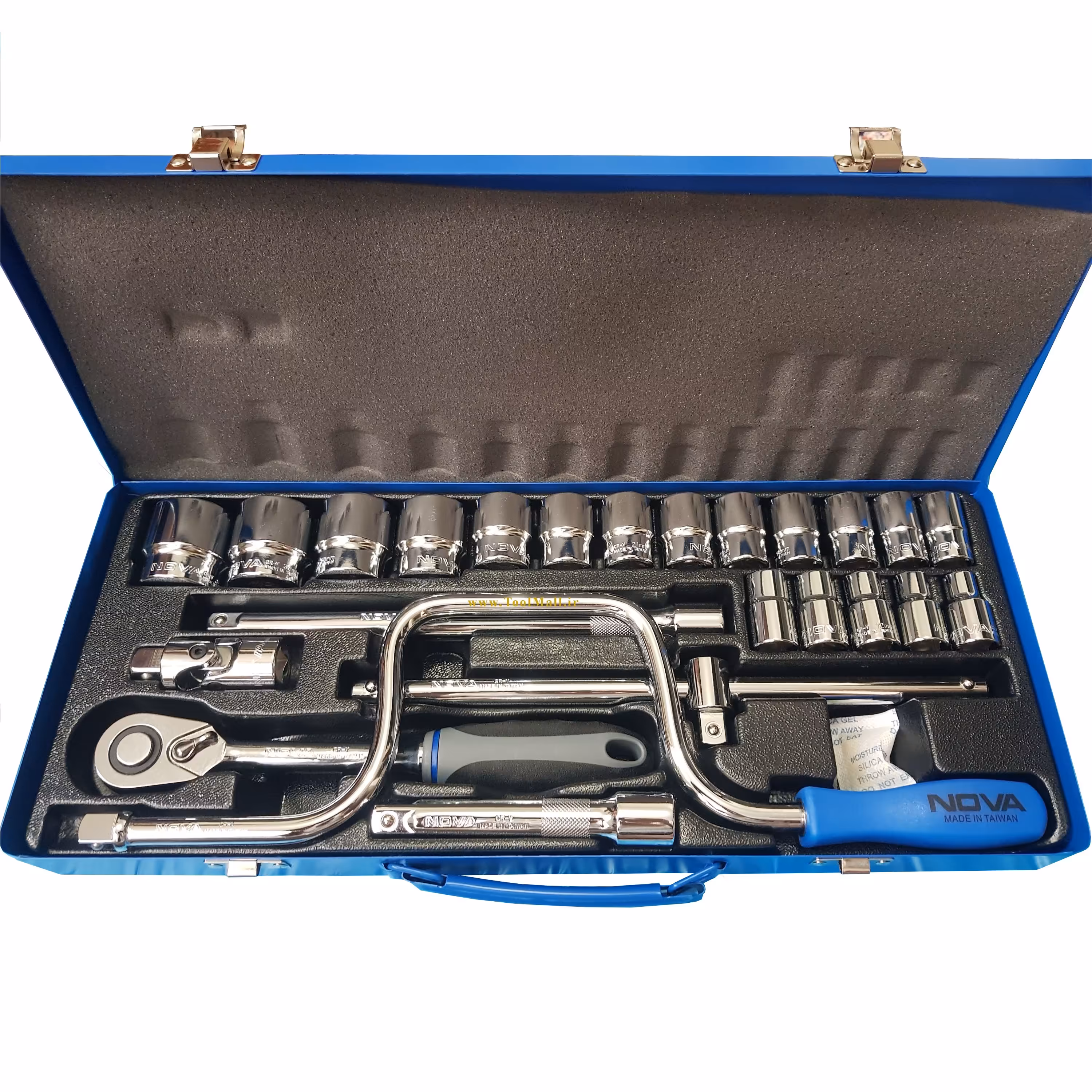 جعبه بکس 24 پارچه فول پولیش نووا تایوان کد NTS-7001 - ارسال پستی رایگان