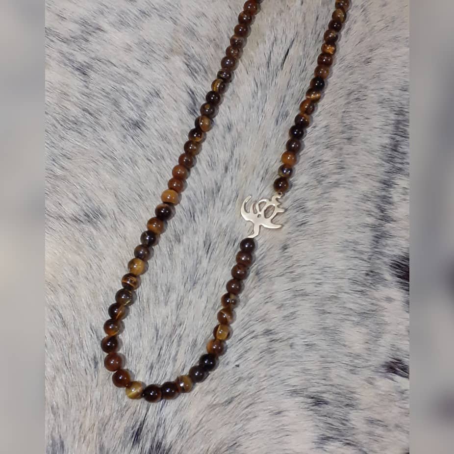 گردنبند پسرانه نقره اسم سعید