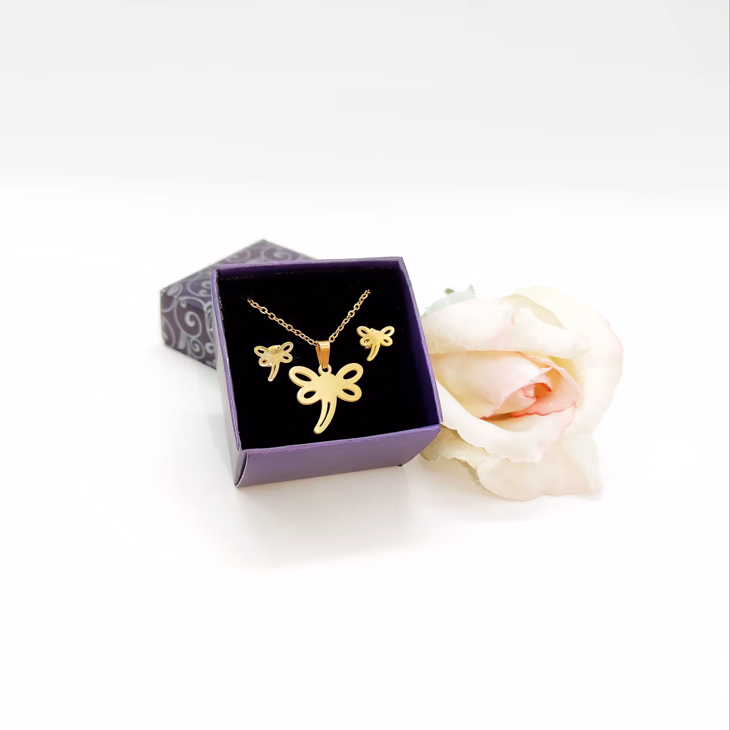 نیم ست زنانه مدل پروانه 5