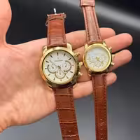 ست ساعت رومانسون بند چرمی کیفیت اصلی