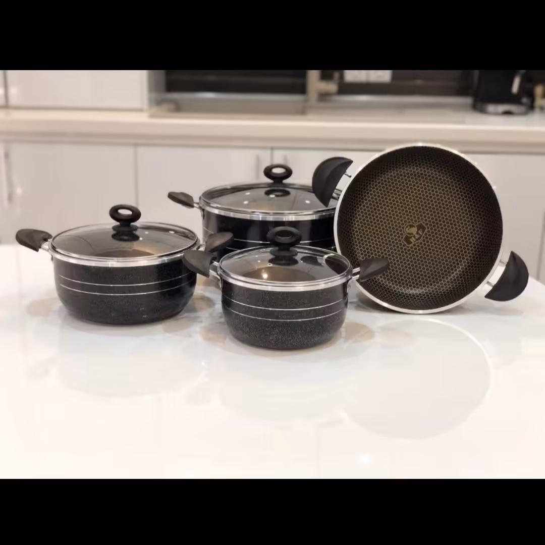 سرویس قابلمه 7 پارچه طرح چدن ضخیم و شیک هلنا