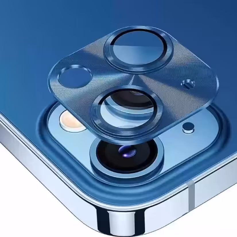 محافظ لنز دوربین گوشی موبایل اپل آیفون13 14 ،یک تیکه glass lenz iphone 13 14