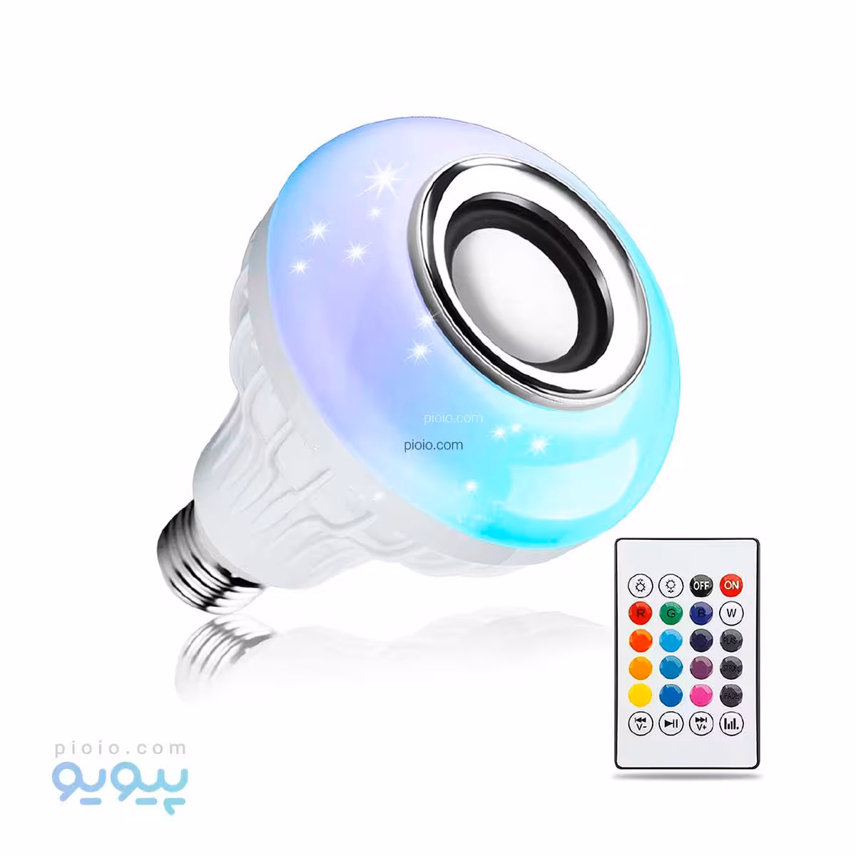 لامپ و اسپیکر بلوتوثی هوشمند مدل LED-MUSIC