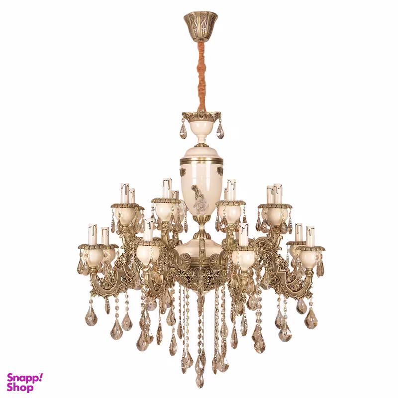 لوستر 19 شعله چشمه نور کد S3706/8+3-AC