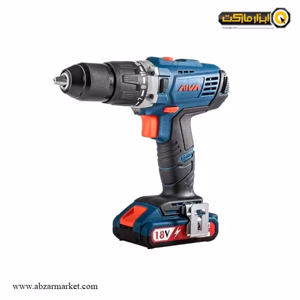 دریل شارژی چکشی آروا لیتیوم 18 ولت مدل RV-5814