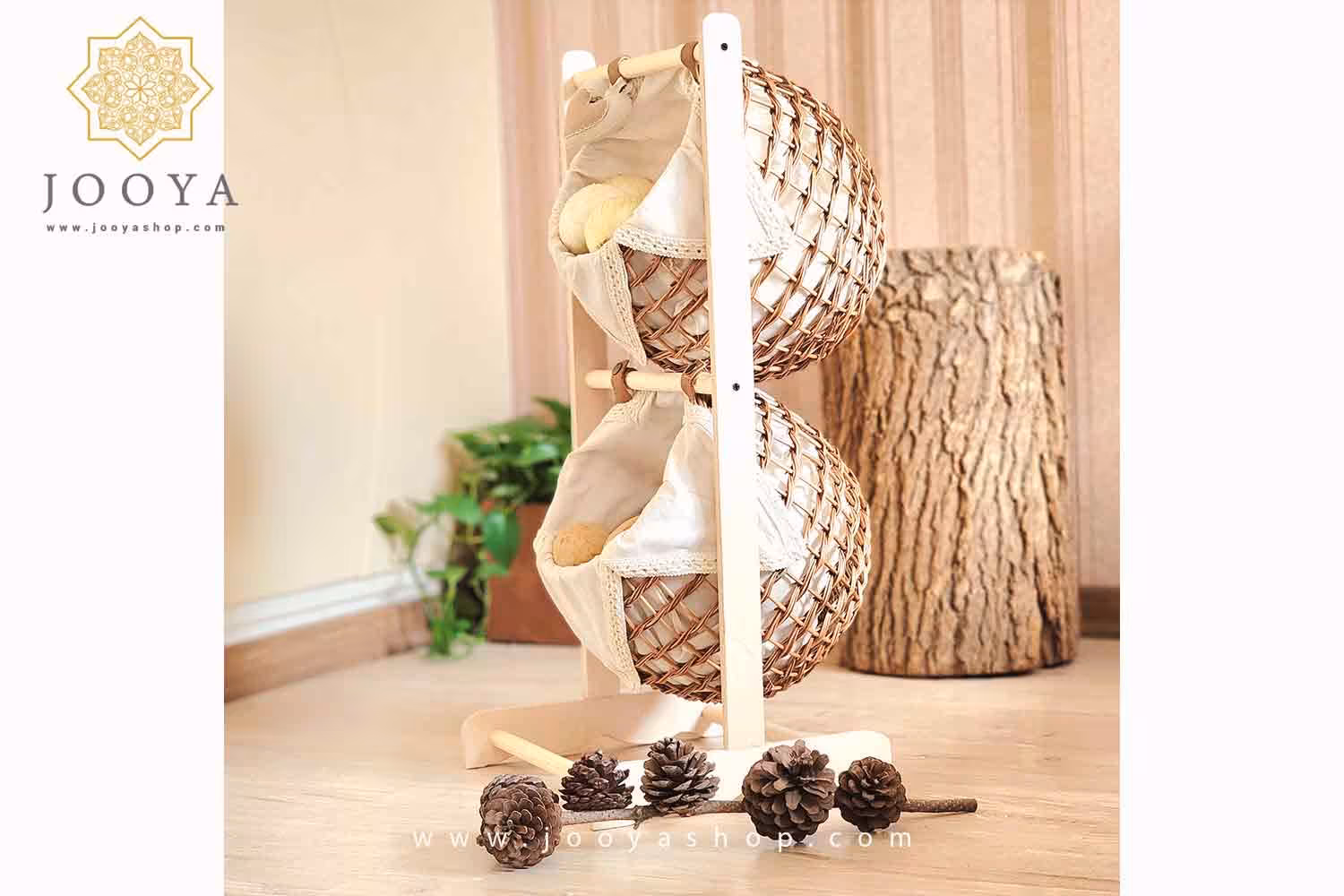 سبد سیب زمینی و پیاز آویز فرزاد