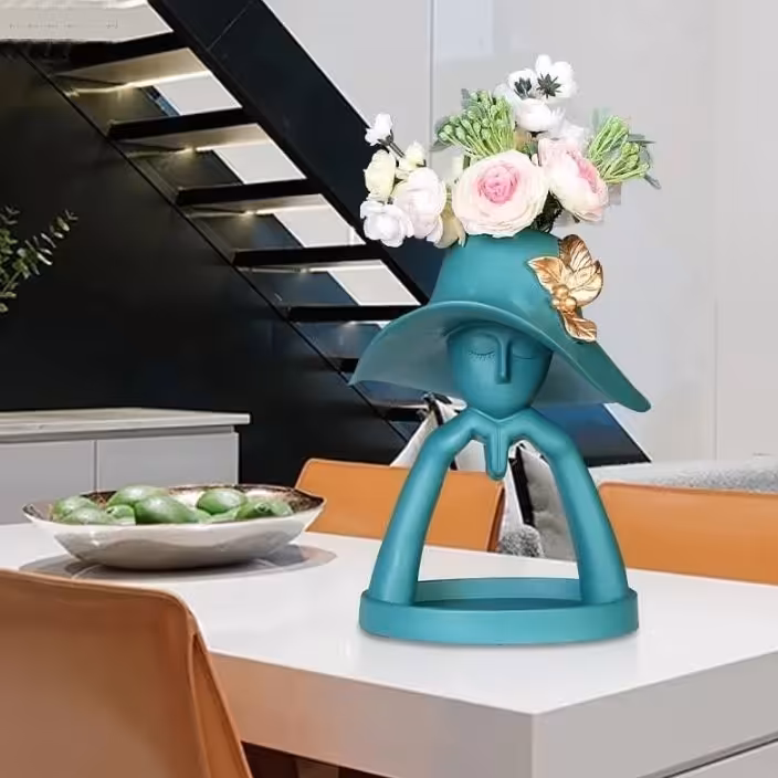 گلدان دختر کابوی