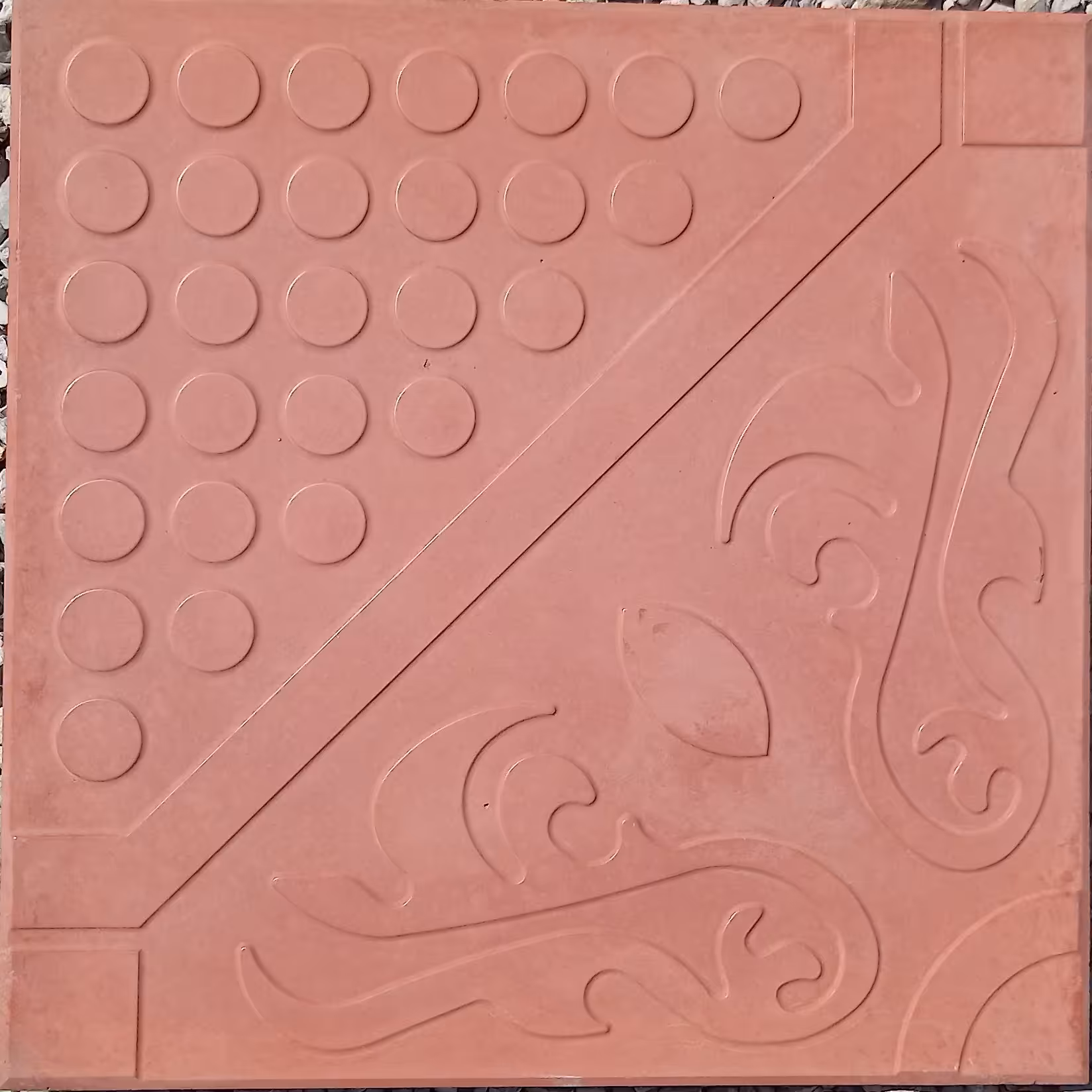 موزاییک پلیمری رویال قرمز 40در 40