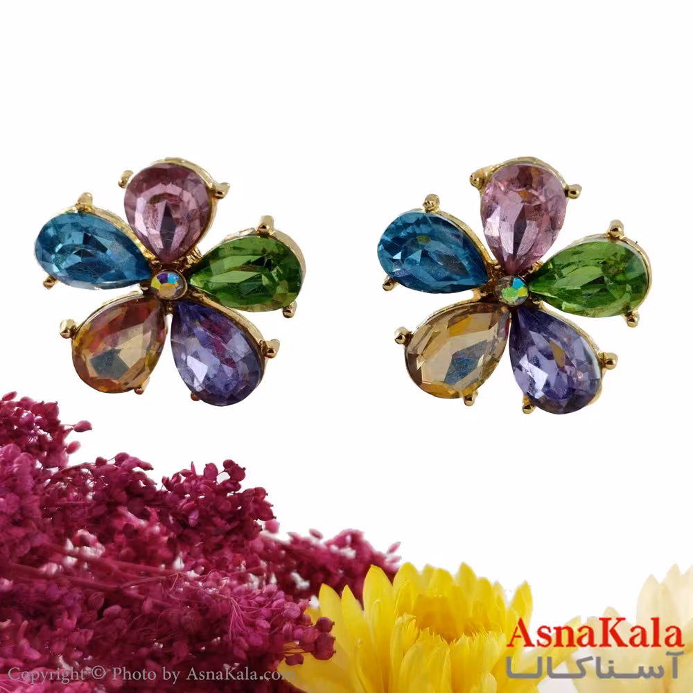 گوشواره آویز نگین دار سواروسکی SWAROVSKI کد GSH1521W - آسنا کالا