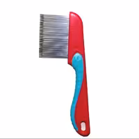 شانه ضد شپش دسته دار مدل SS1-آبی رنگ