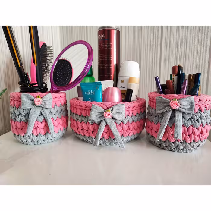 ست  دو عددی باکس و سبد نظم دهنده ی تریکو