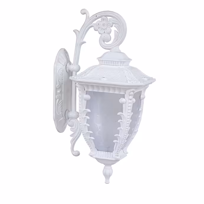 چراغ محوطه مدل کدKa24  دیواری سفید