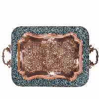 سینی  فیروزه کوبی مدل F018