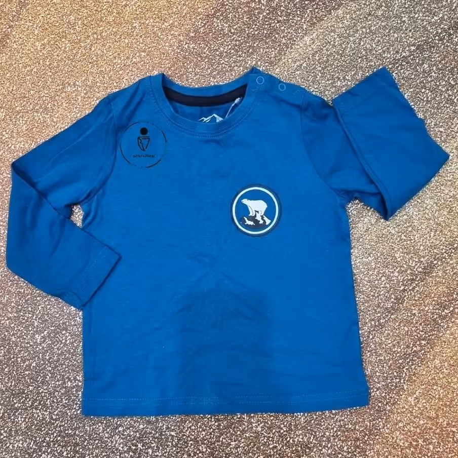 بلوز  آستین بلند پسرانه