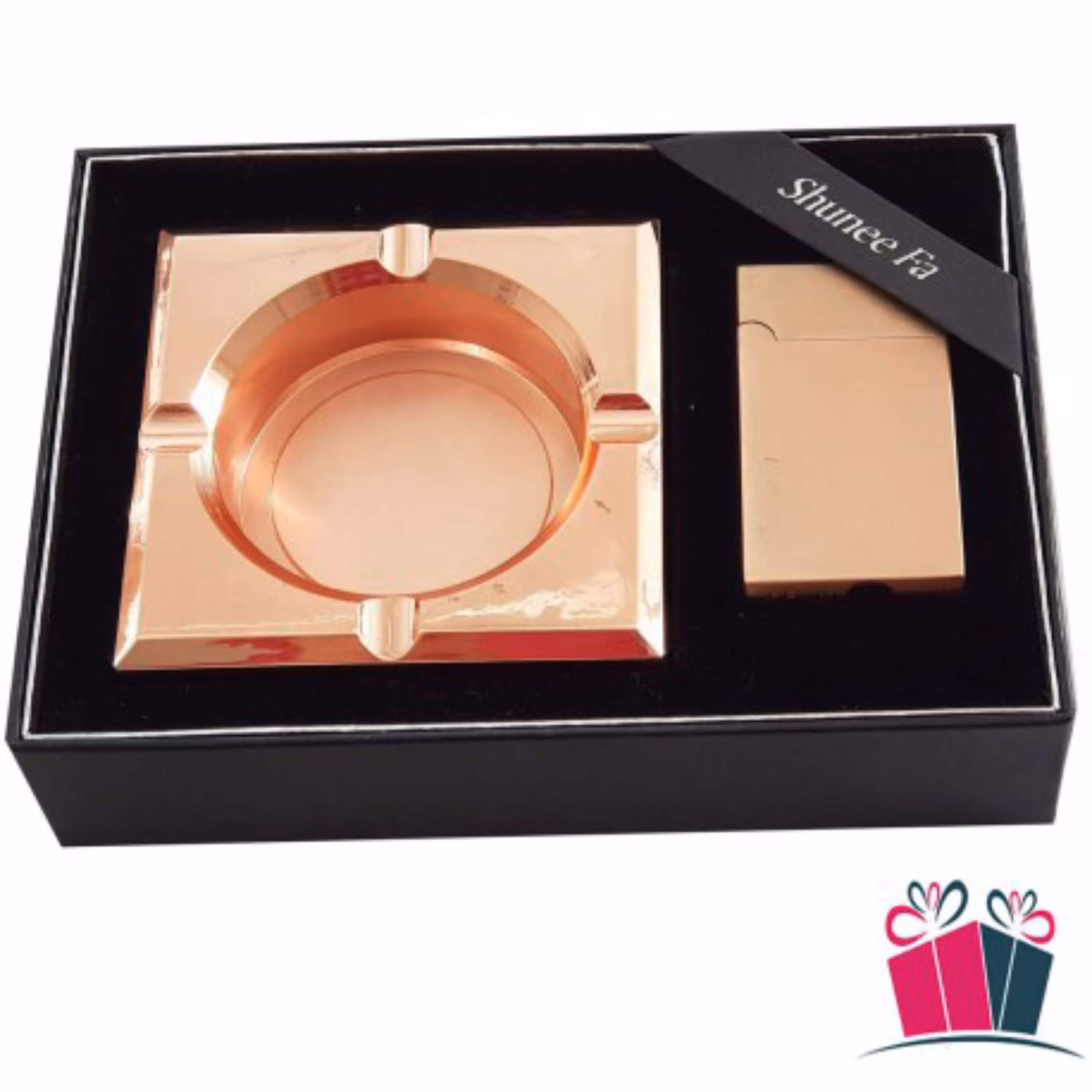 ست زیر سیگاری و فندک Shunee Fa مدل SS51