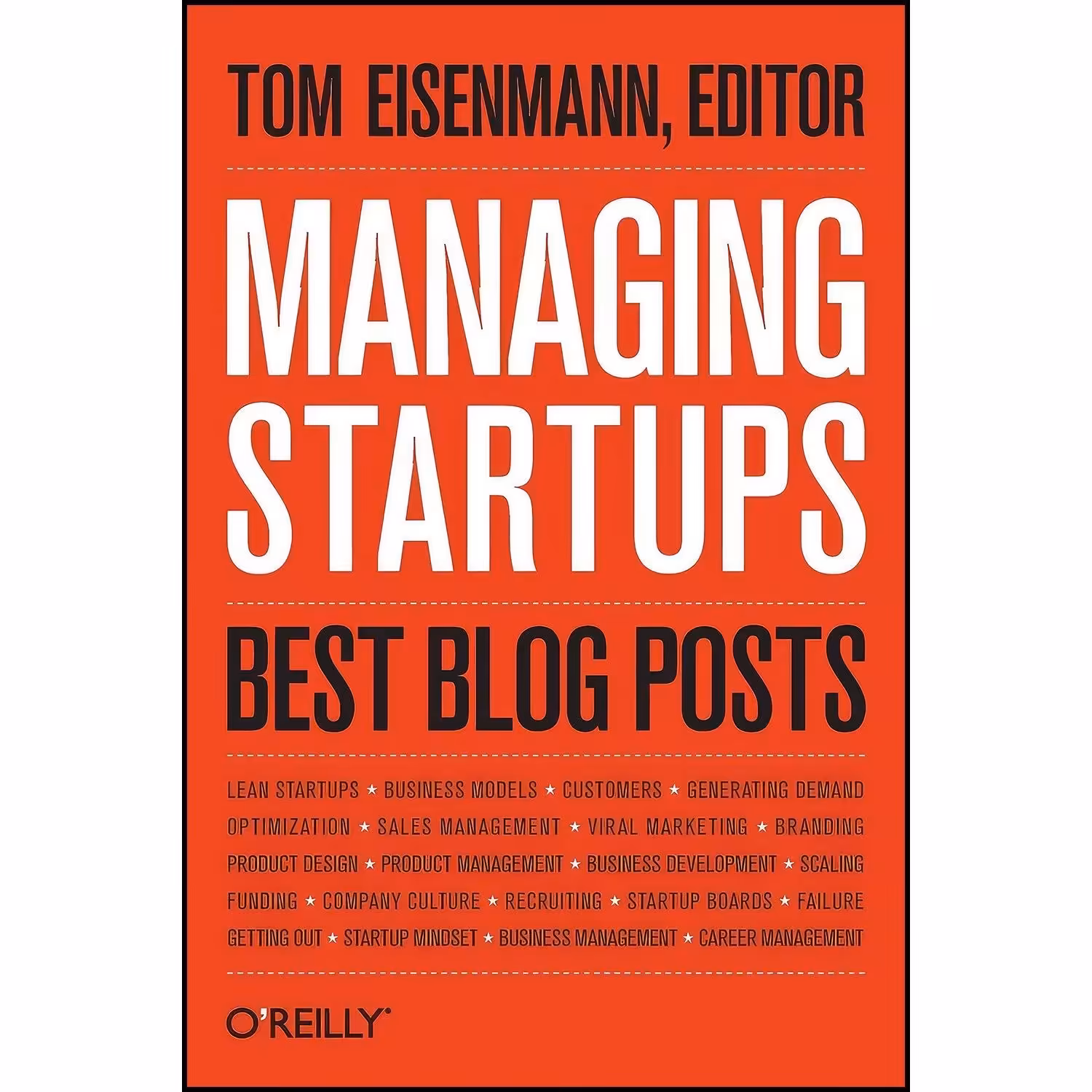 کتاب زبان اصلی Managing Startups اثر Thomas Eisenmann