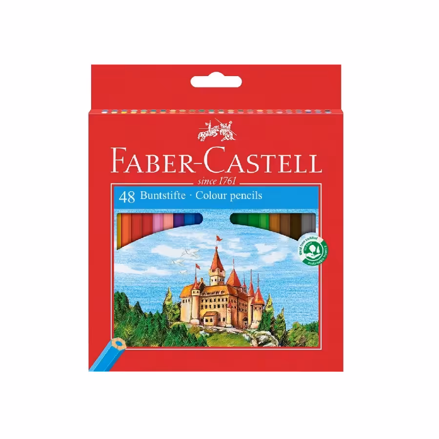 مدادرنگی فابرکاستل کلاسیک 48 رنگ جعبه مقوایی