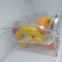 باکس یخچالی مستطیل دربدار مهروز نظم دهنده یخچال تهیه شده از بهترین مواداولیه 