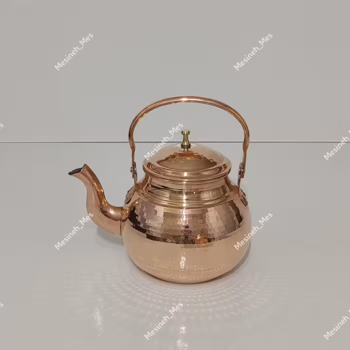 قوری مسی درجه یک دسته مسی پرشین زنجان 