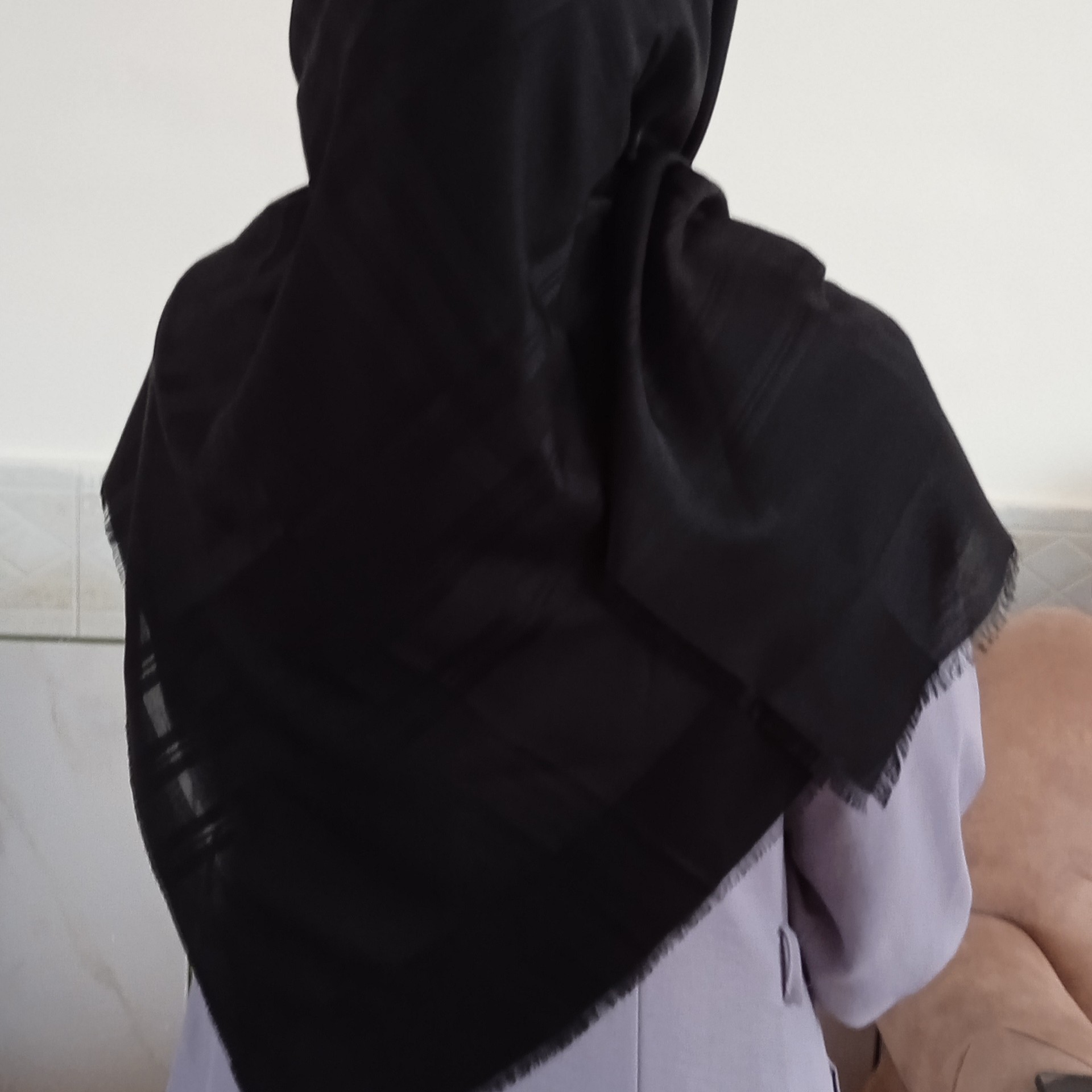روسری مشکی ،نخی