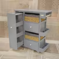 جا سیب و پیاز سوپر دار رنگ طوسی 