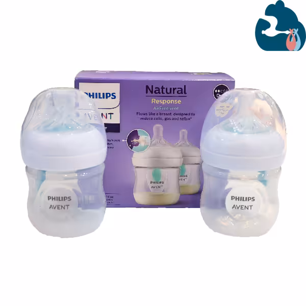 شیشه شیر سوپاپ دار 125 میلی لیتر برند اونت avent