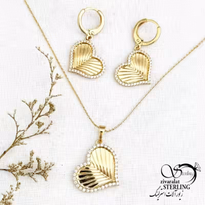 نیمست قلب طرح دار برند ژوپینگ کد 12720