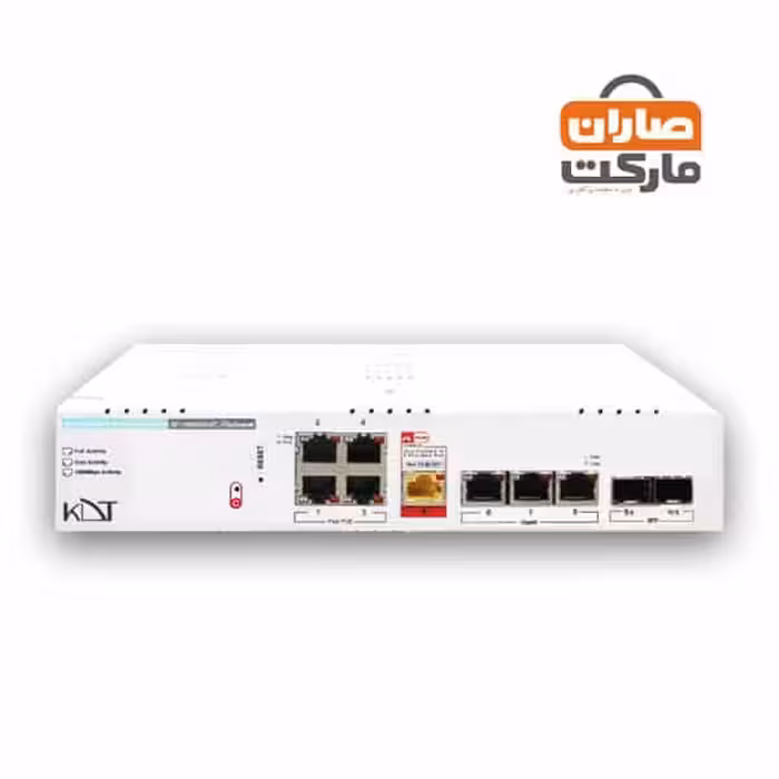سوئیچ شبکه10 پورت PoE مدل KP-0406H4SLMT