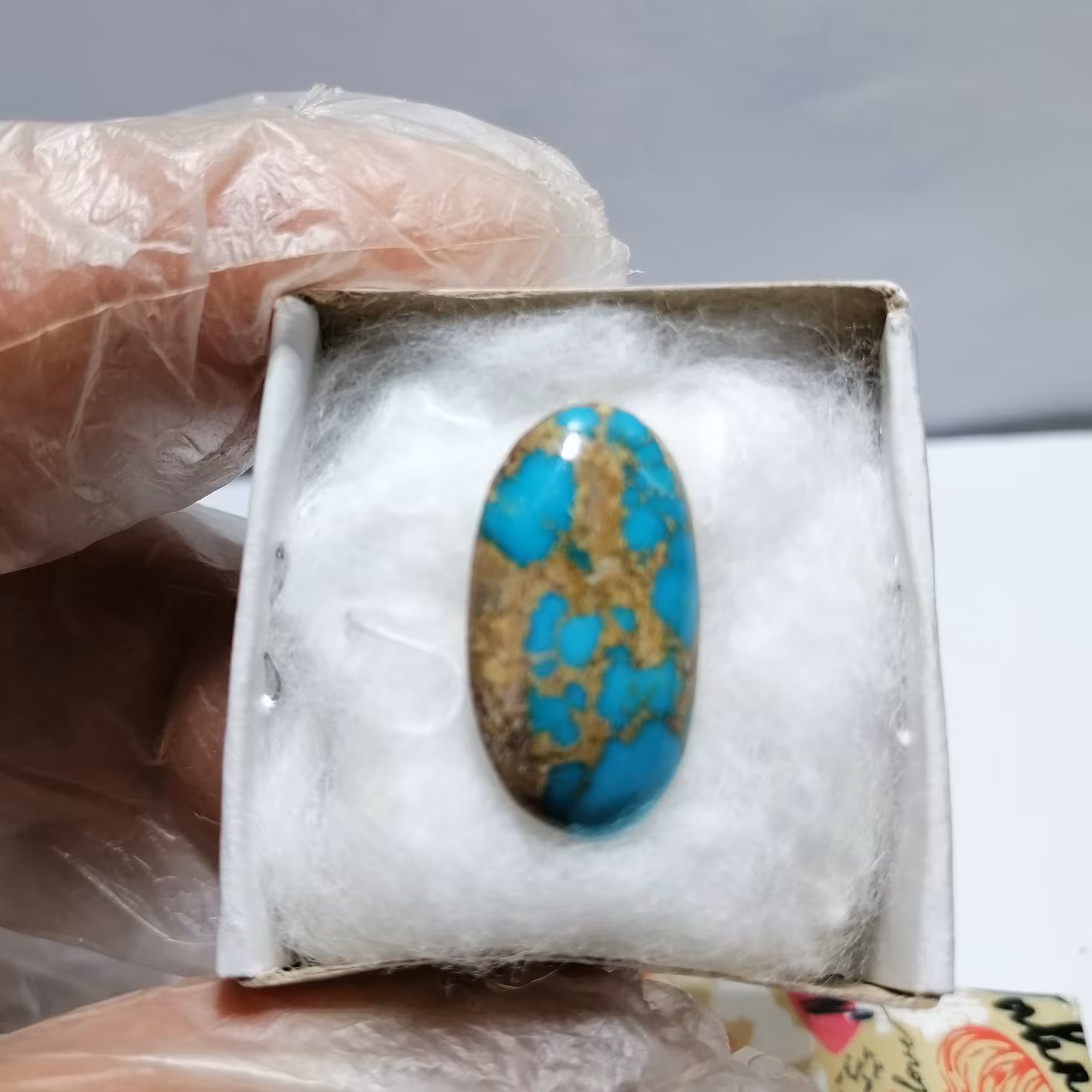 نگین تک فیروزه 