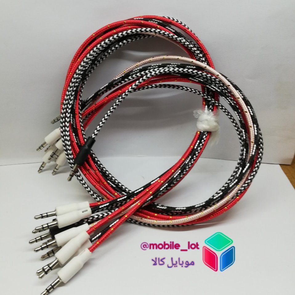 کابل aux مدل B (طول 1 متر) کیفیت ساخت متوسط