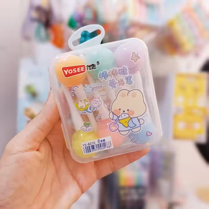 مینی هایلایتر طرح آبنبات چوبی