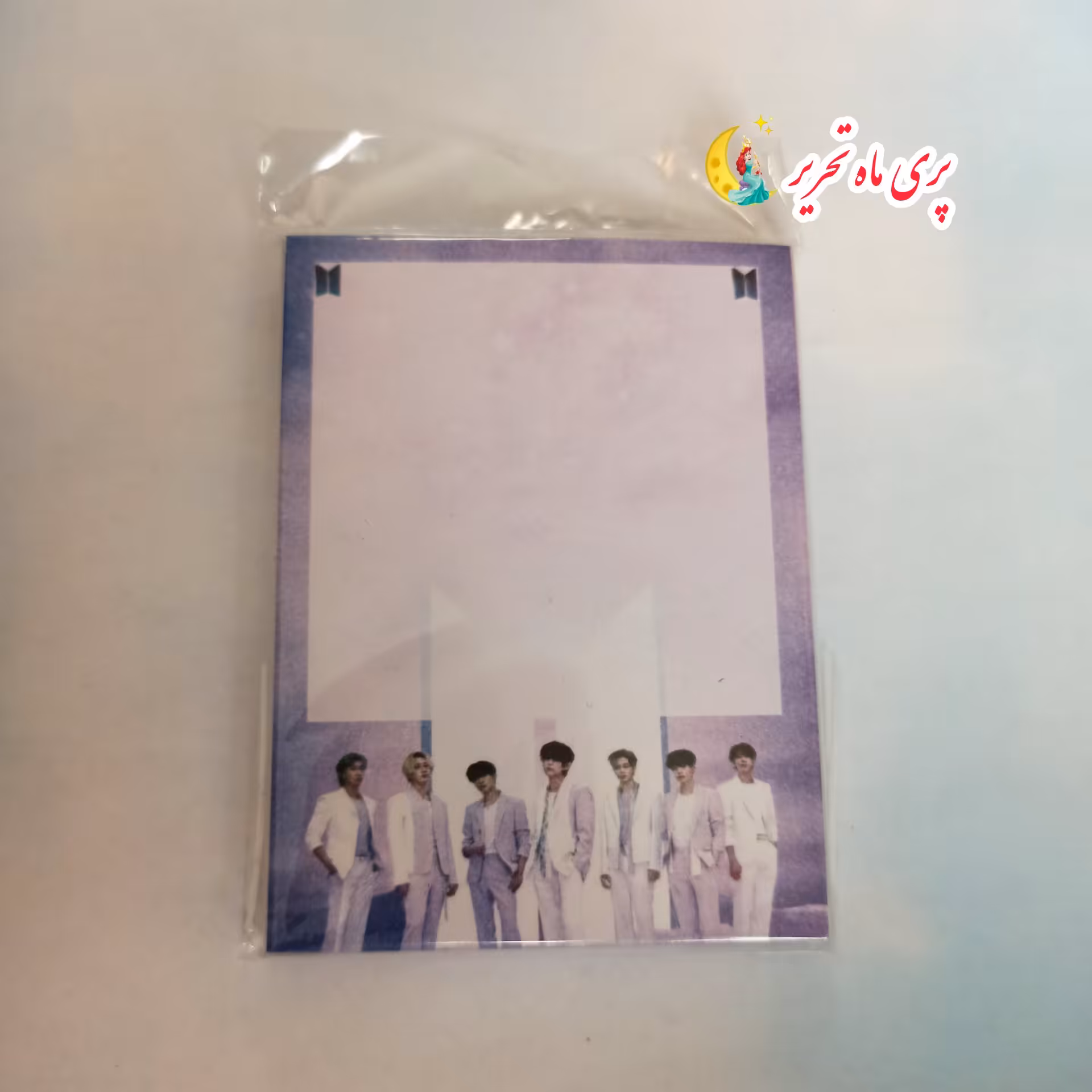 برگه یادداشت فانتزی،  سایز 9.5*7،  100برگ،  تمام برگه ها طرح دار هستند، طرح 3