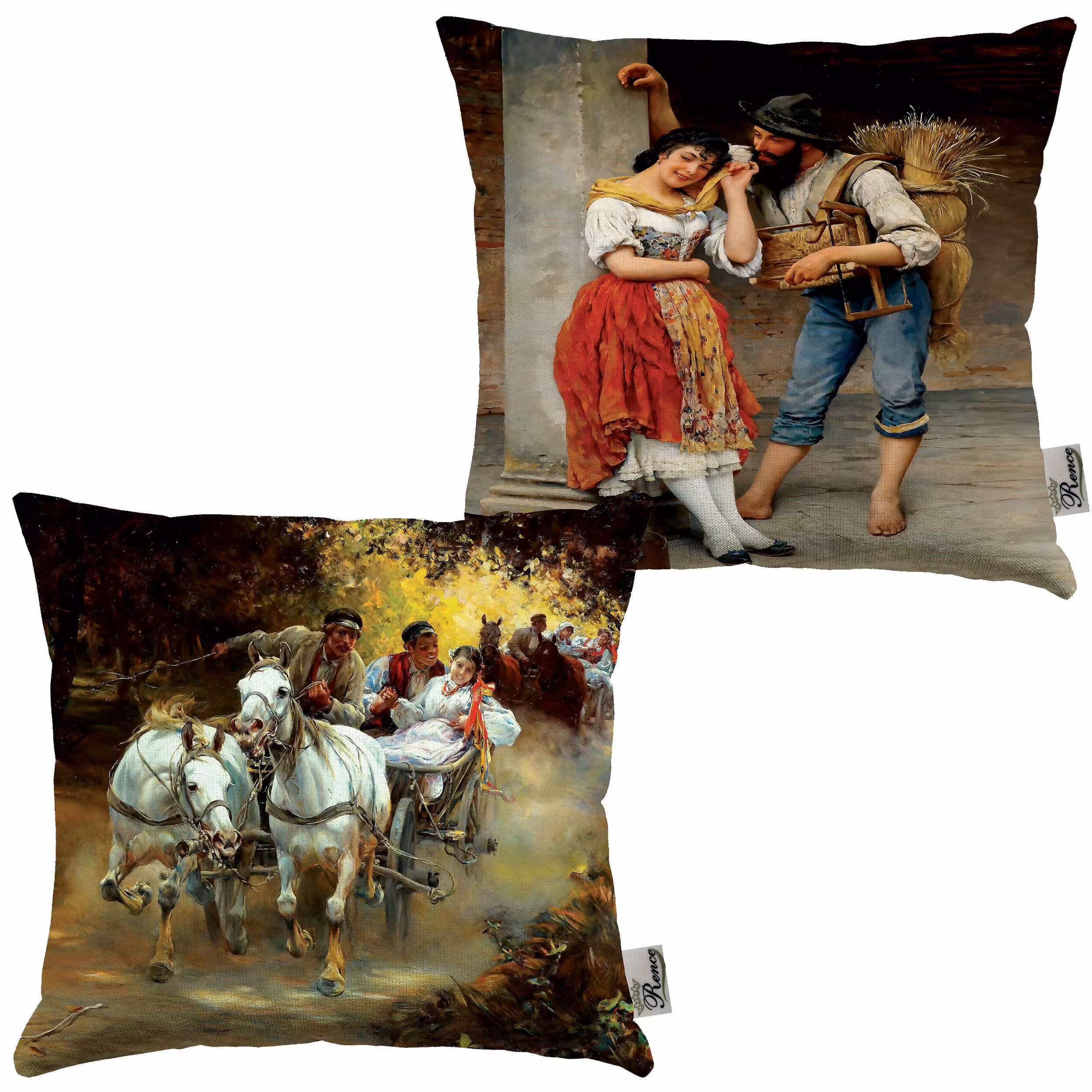 کوسن مخصوص مبل صندلی راحتی نشیمن جفتی سایز 43 در 43 مدل S21-334-337 شرکت رنس