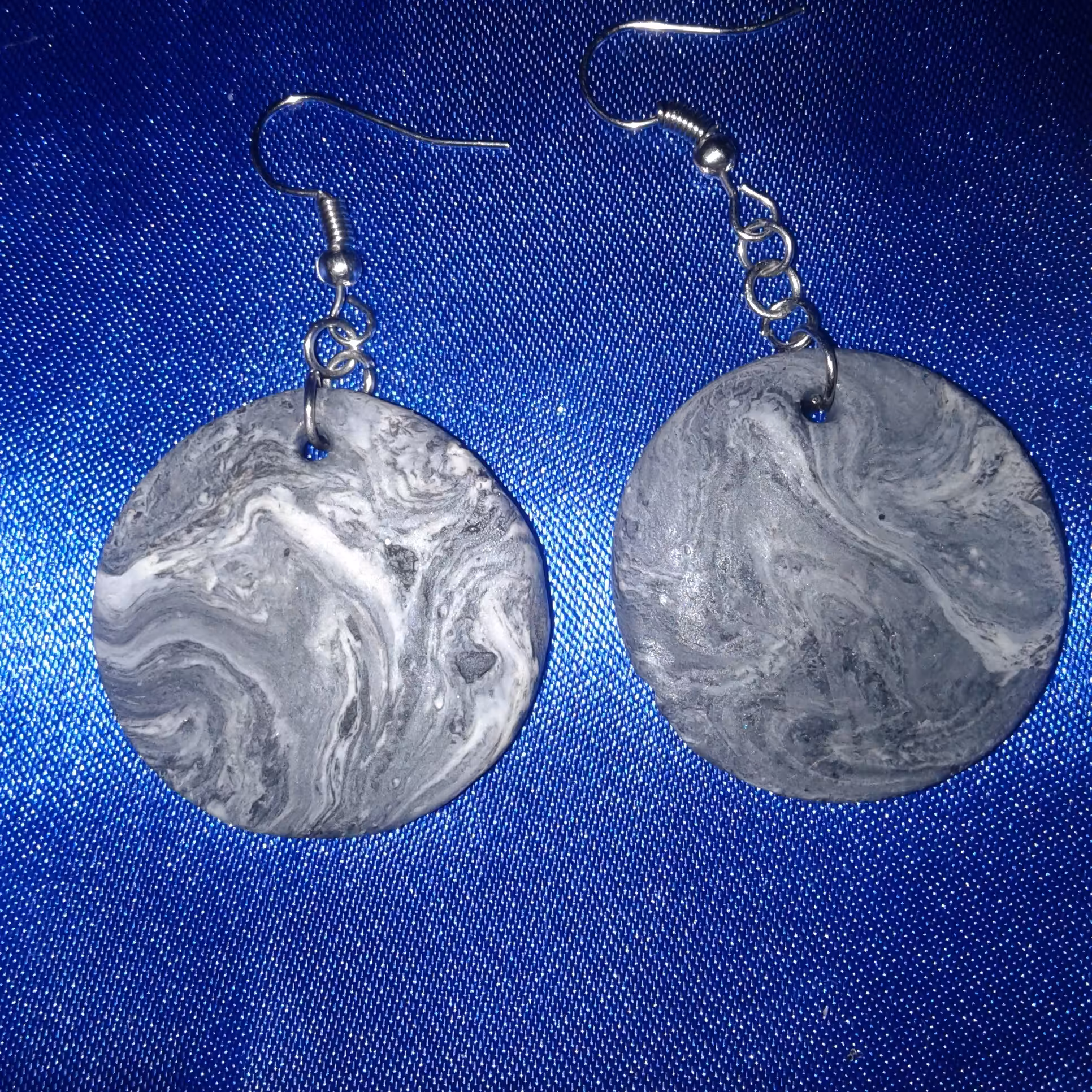 گوشواره خمیری طرح سنگ