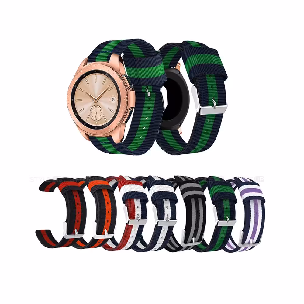 بند ساعت هوشمند سامسونگ Galaxy Watch 42mm مدل نایلونی